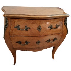 Classic Italian Bombe Style Chest of Drawers Commode