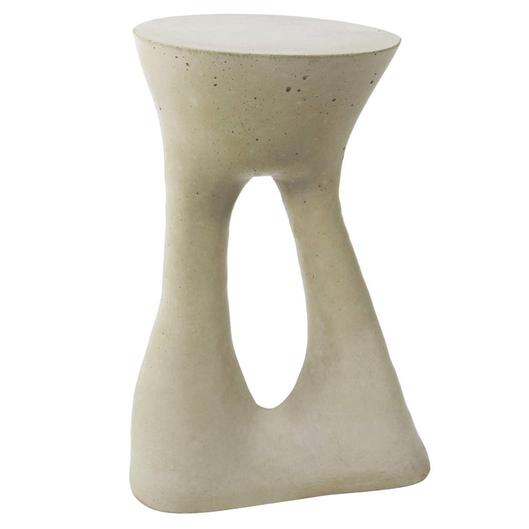 Tall Grey Kreten Side Table from Souda, in Stock For Sale