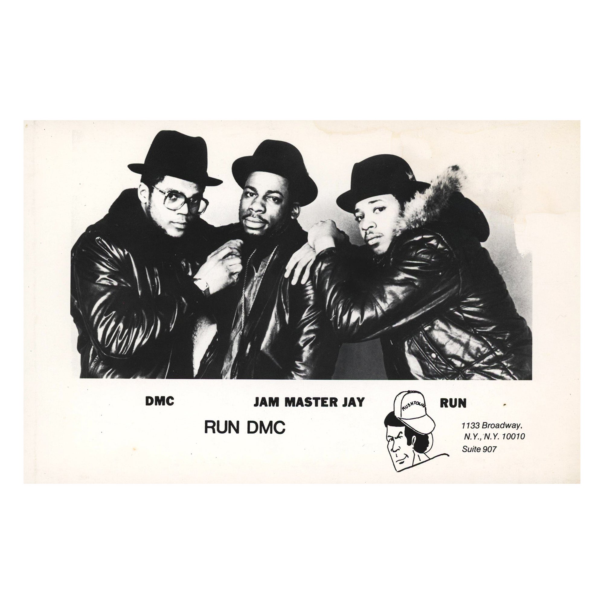 Vintage Run DMC Photograph 'Run DMC Rushtown' For Sale