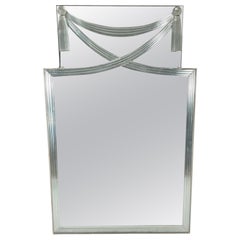 Hollywood Regency Mirror with Swags and Tassels