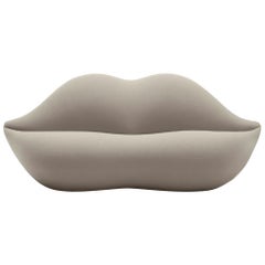 Gufram, Bocca Lip-Shaped Sofa, Oatmeal, by Studio 65