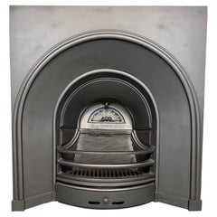 Antique 19th Century Cast-iron Arched Fireplace Insert