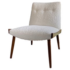 Vintage Reupholstered Mid-Century Modern McCobb Style Kroehler Slipper Chair