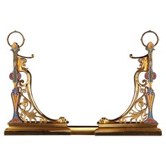 Pair of Neo-Greek Andirons by F. Barbedienne, France, Circa 1870