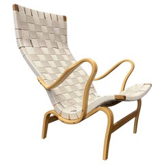Pernilla Highback Lounge Chair in Beech by Bruno Mathsson