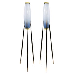 Pair of "Rocket" Floor Lamps by Svend Aage Holm Sørensen for Holm Sørensen & Co