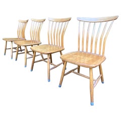 Set of Four Akerblom Dining Room Chairs by Bengt Aker Blom and Gunnar Eklöf