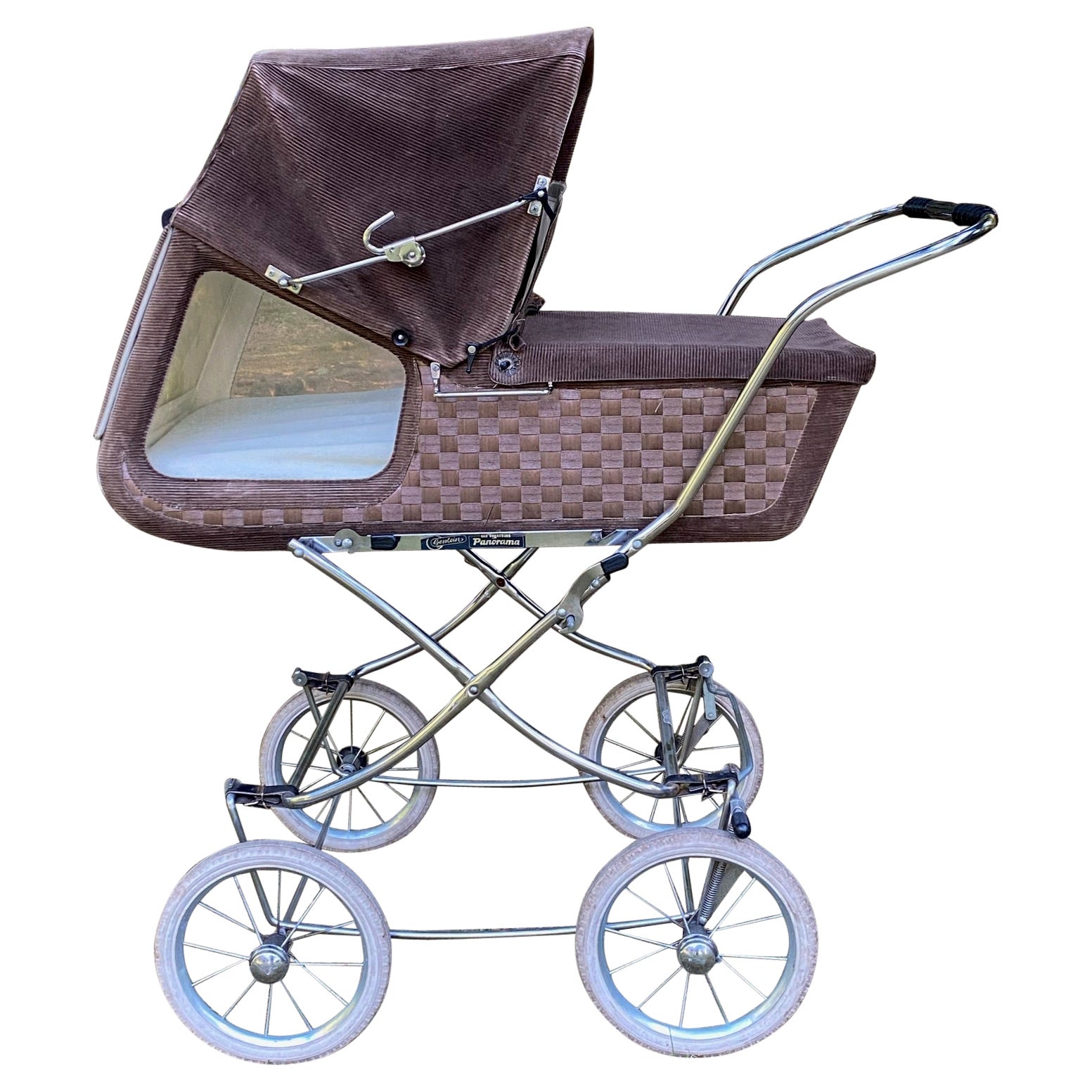 Stunning Midcentury Child Carriage, Pram, Stroller Gesslein Original Panorama For Sale