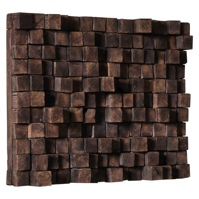 Wooden Wall Relief by Hedda Willem Buijs, 1960s