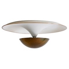 Exceptional & Elegant Mid Century Modern Flush Mount or Sconce Germany 1960s