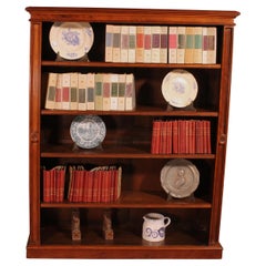 Open Bookcase in Walnut 19 ° Century-England
