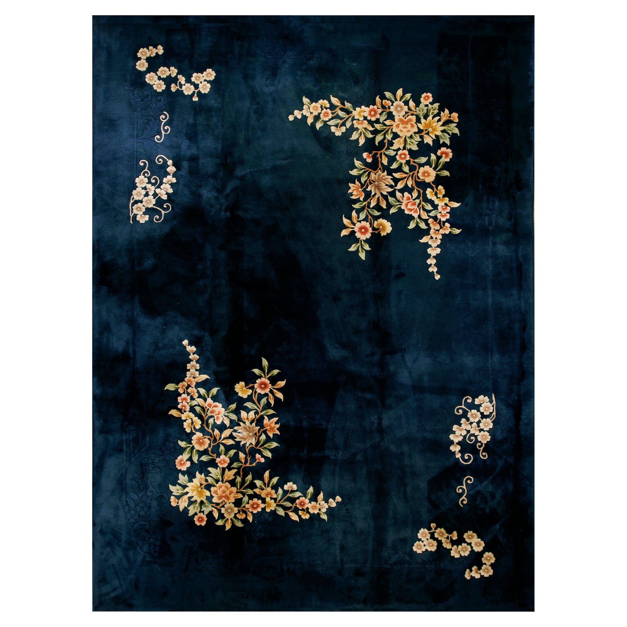 1930s Chinese Art Deco Carpet ( 9' x 12' 1" - 275 x 370 cm ) For Sale