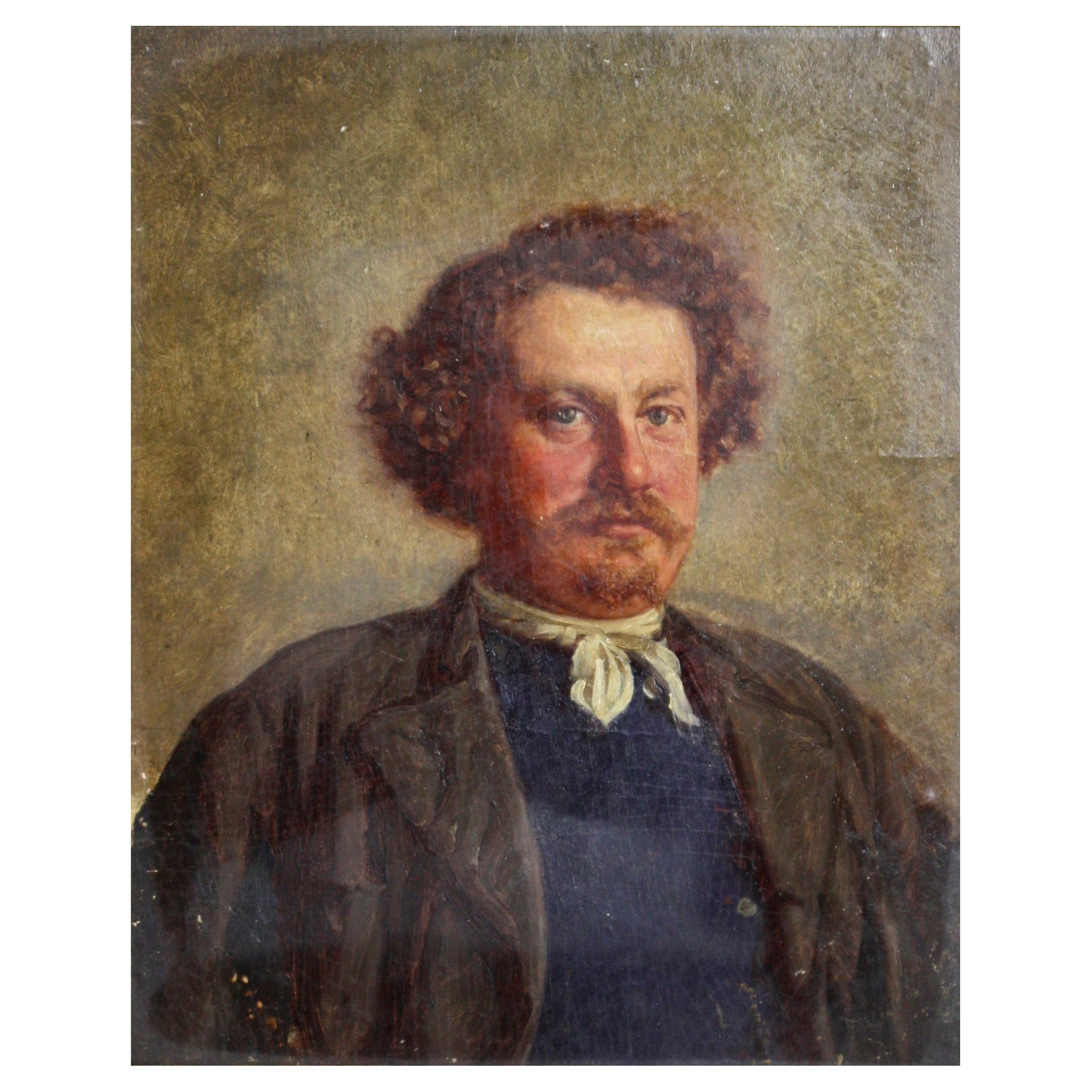 Continental School Ritratto di gentiluomo del XX secolo