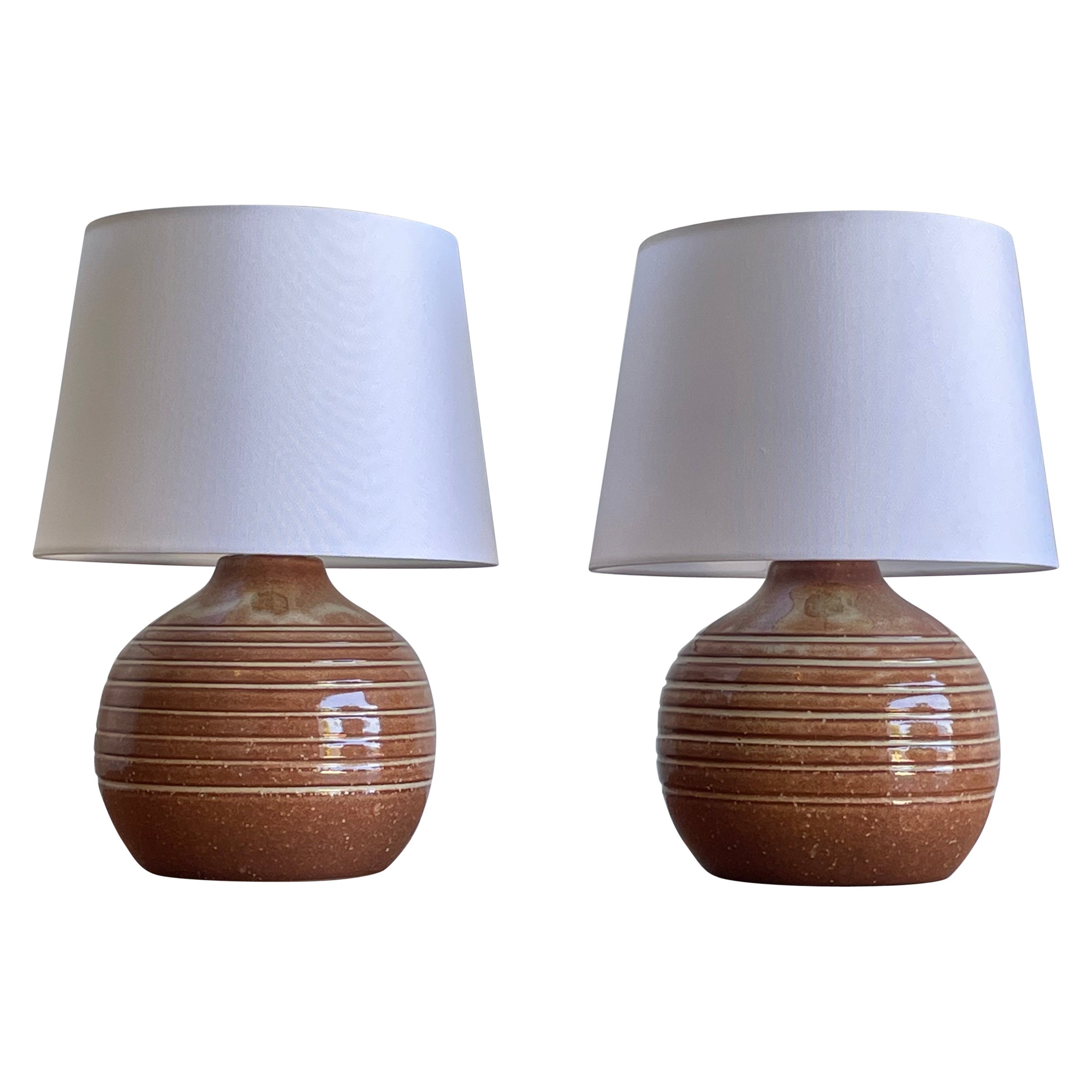 Pair of Martz Lamps by Jane and Gordon Martz for Marshall Studios For Sale
