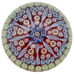 Perthshire Millefiori Art Glass Paperweight
