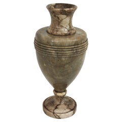 Large Scale Italian Neoclassical Alabaster Urn Vase