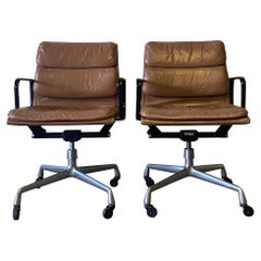 Vintage Pair of Eames for Herman Miller Soft Pad Chairs, ca. 1970’s