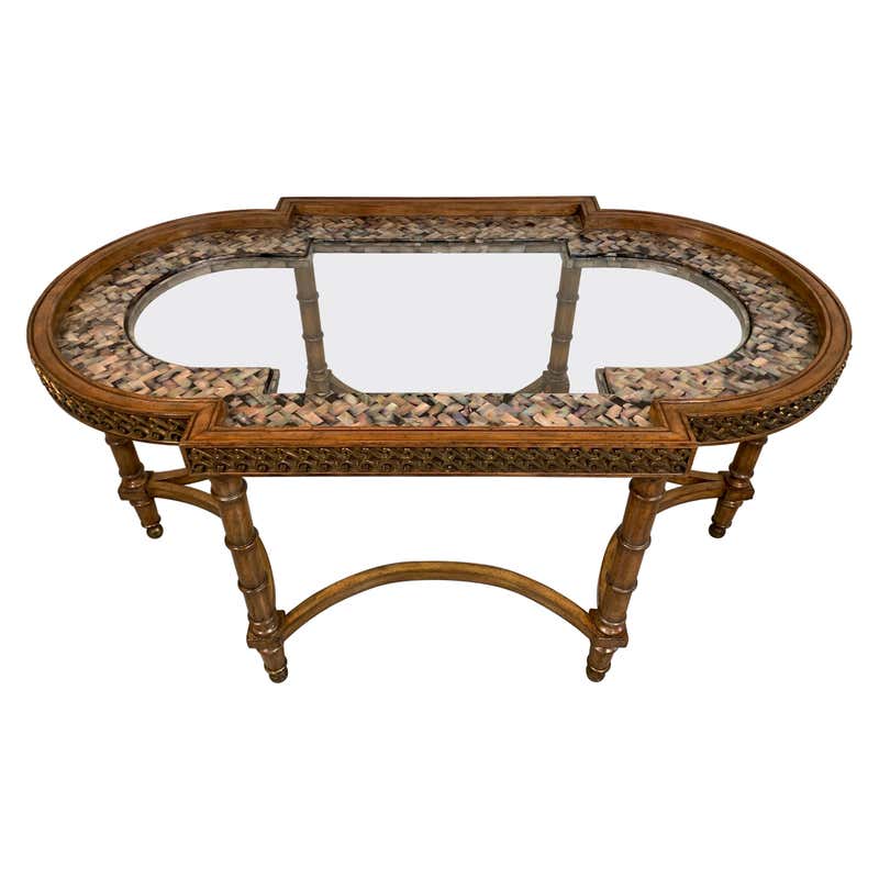 Henredon Modern Triangular Coffee Table at 1stDibs