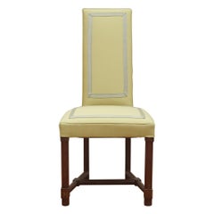 Jacques Adnet Neoclassic High Back Side Chair