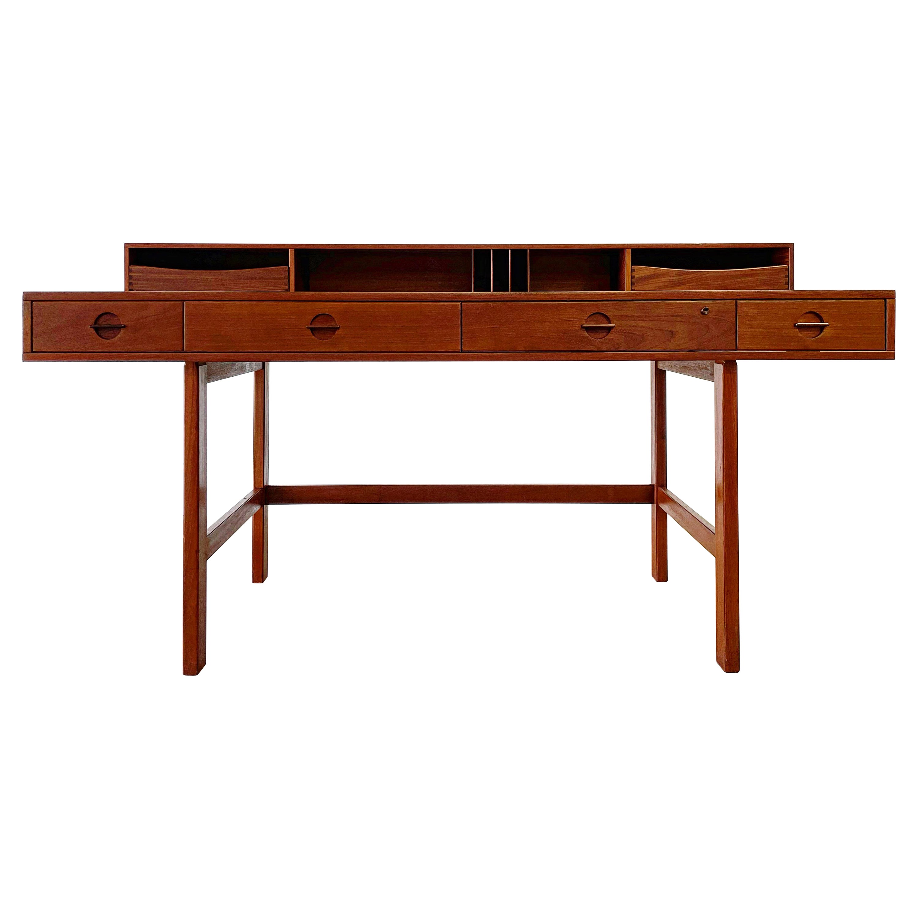 Peter Lovig Nielsen Midcentury Partners Desk in Teak - Dansk Design Denmark 1971