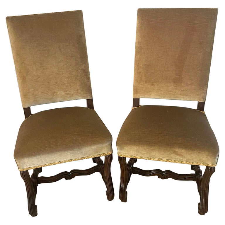 Pair of Quality French Antique Victorian Side Chairs For Sale at 1stDibs