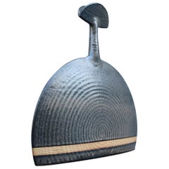 Italian Ceramic Vase from 1990  by the Master of the Furnace Giancarlo Scapin