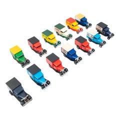 Set of Retro Matchbox Toy Cars, circa 1960