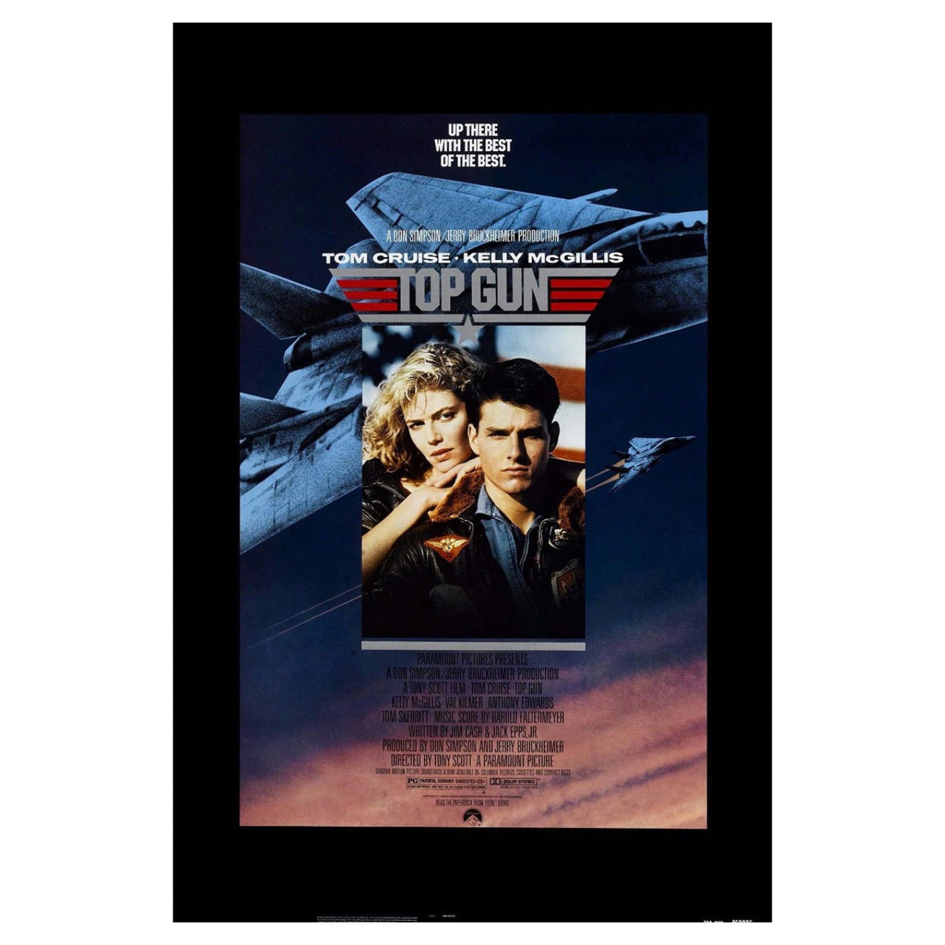 "Top Gun" Film Poster, 1986 For Sale