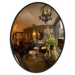 Distressed Bronze Coloured Convex Mirror