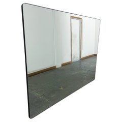 In Stock Oversized Quadris Rectangular Modern Mirror with a Black Frame