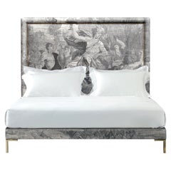 Bespoke Savoir Felix Headboard with Zardi & Zardi's Art, California King Size