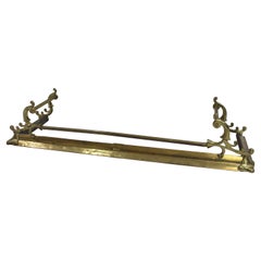 Victorian Brass Fire Fender