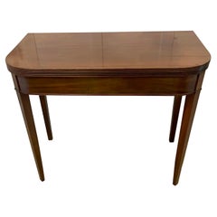 Antique George III Quality Mahogany Tea Table