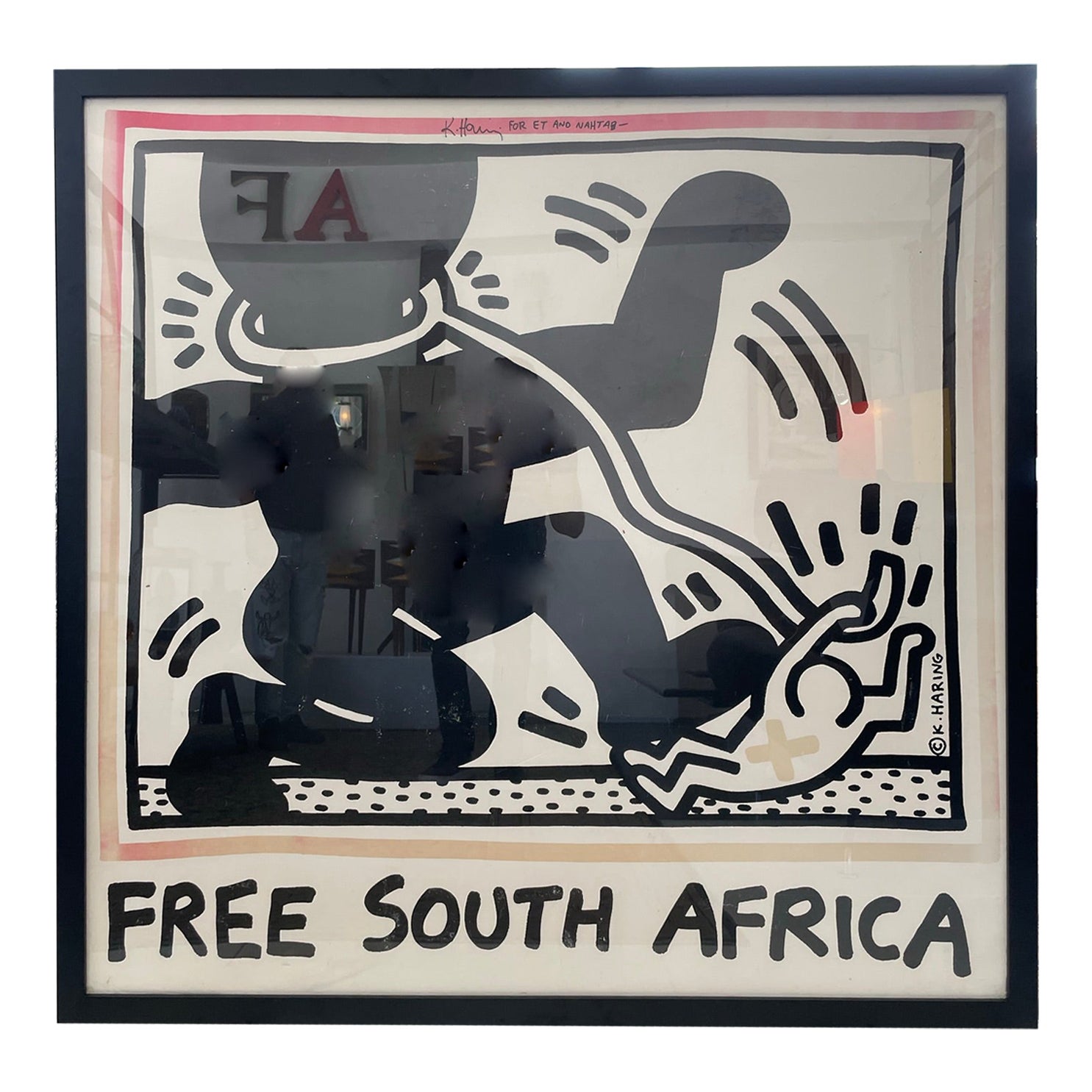 "Free South Africa" by Keith Haring