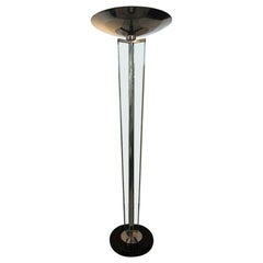 Lampada da terra francese Art Deco