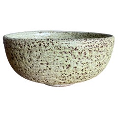 Vintage Lava Glaze Ceramic Bowl, circa 1965