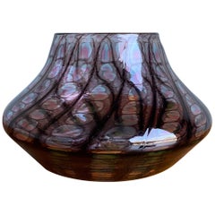 Signed Art Glass Vase, 1997