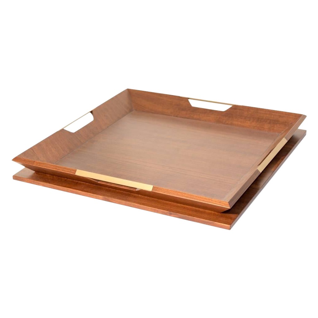 Le Tray, Oakwood/ Oiled Bronze