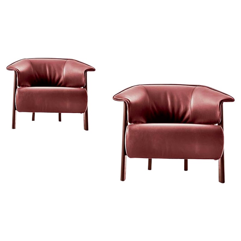 Set of Two ''Back-Wing Armchair', Patricia Urquiola by Cassina