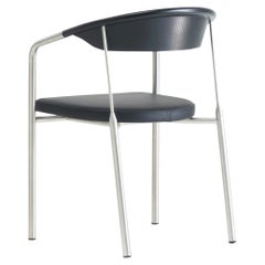 Henrik Tengler, HT 6101 Black Leather Chairman Chair, by One Collection