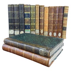 Set Of Old Bound Books  19th Century France 