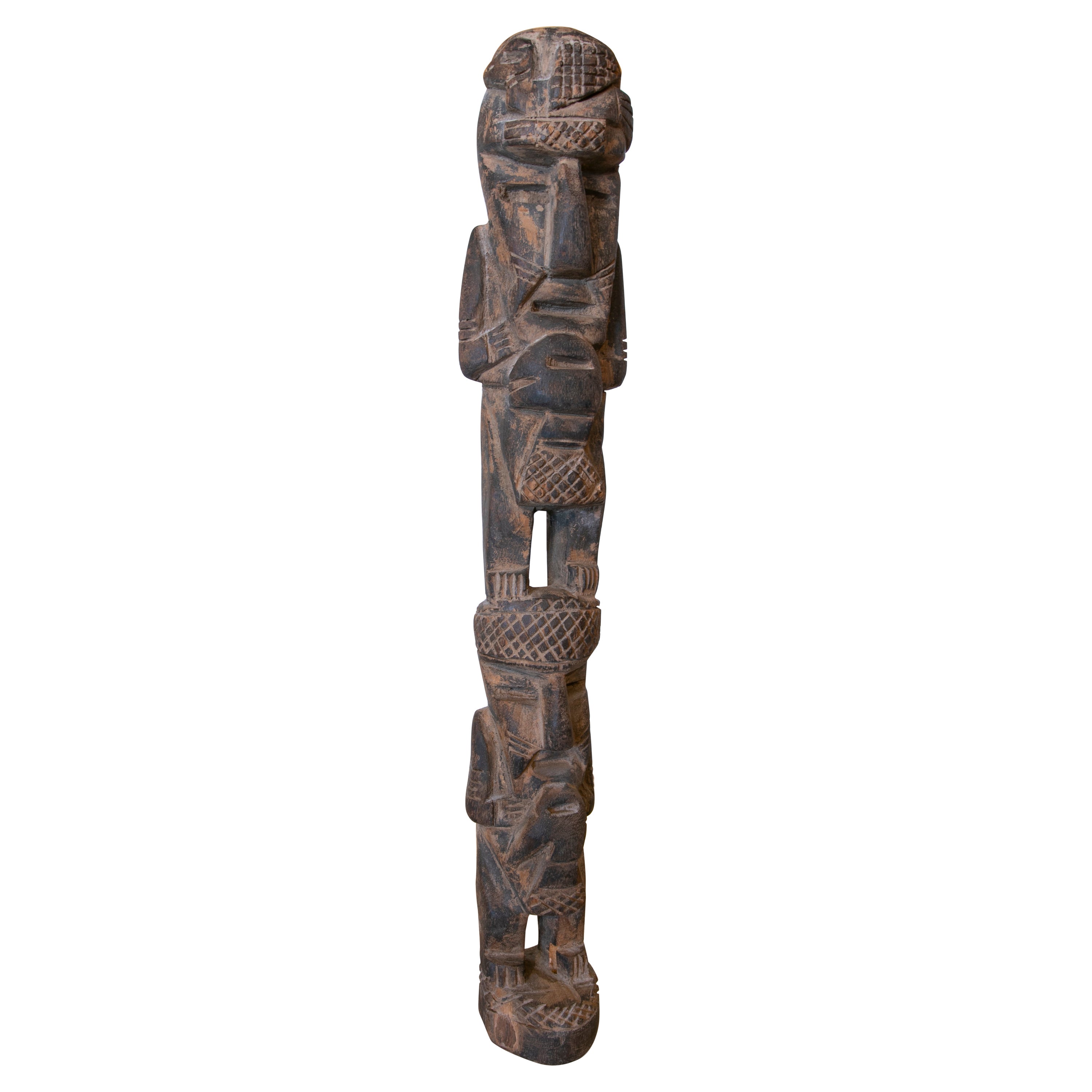 Large Wood African Sculpture For Sale at 1stDibs