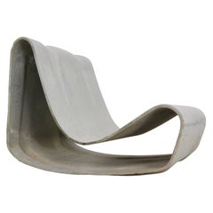 Chaise « Loop » en béton de Willy Guhl pour Eternit, Suisse