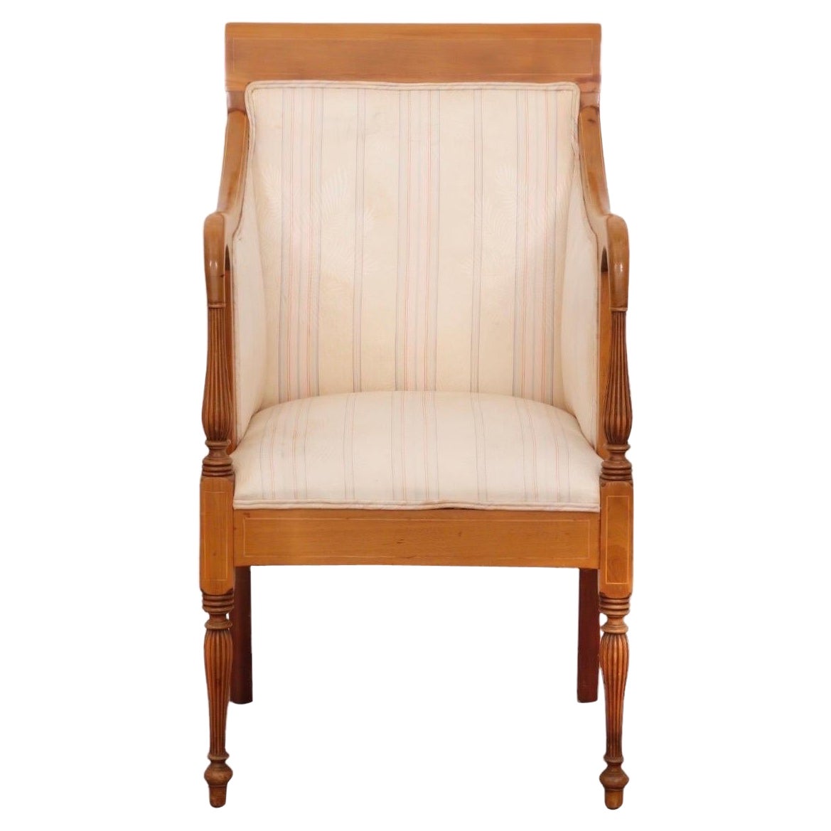 Empire Maple Armchair For Sale