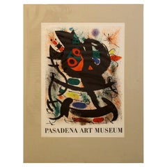 Affiche d'exposition vintage du Pasadena Art Museum, 1969, non encadrée