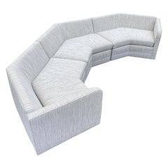 Postmodern American of Martinsville Sectional Sofa, 3 Pieces