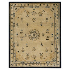 Tapis chinois ancien de Pékin de 9' 0""" x 11' 4"