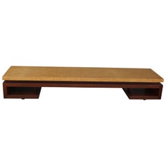 Low Cork Table/Bench by Paul Frankl for the Johnson Furniture Co.