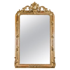 Used French Louis Philippe Overmantel Mirror