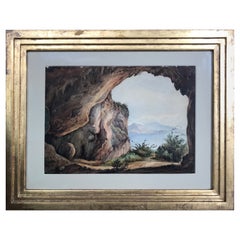 Antique Grotto View of Capri